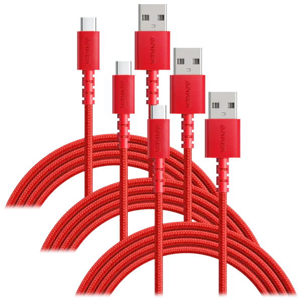 3-Pack: Anker PowerLine Select+ USB to USB-C Cables (6ft)