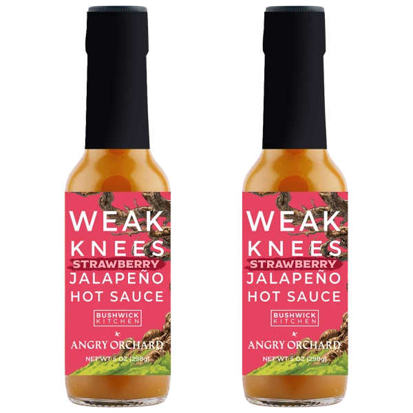 2-Pack: Bushwick x Angry Orchard Strawberry Jalapeño Hot Sauce