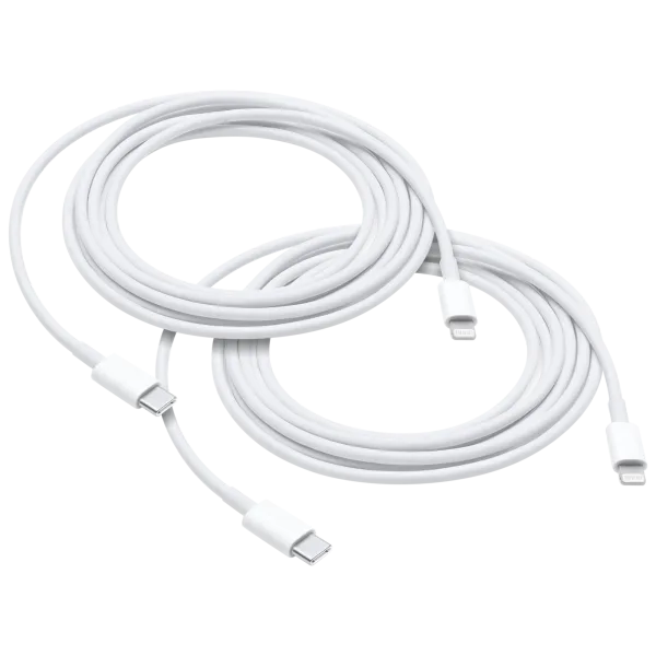 2-Pack: Apple USB-C to Lightning Cable