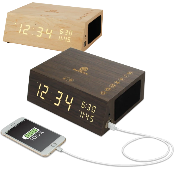 Go Groove Clock Radio and Bluetooth Speaker