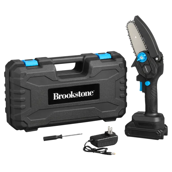 Brookstone Mini Electric Chainsaw Set