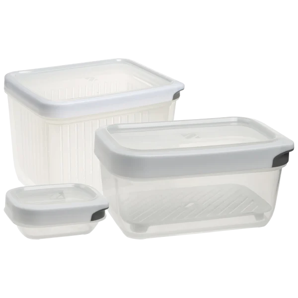 2-Pack: Geoffrey Zakarian Food Storage Canisters (6oz, 34oz, 161oz)