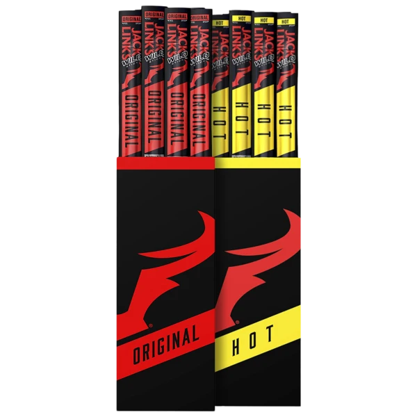60-Pack: Jack Links Wild Beef Sticks (Original or Hot)