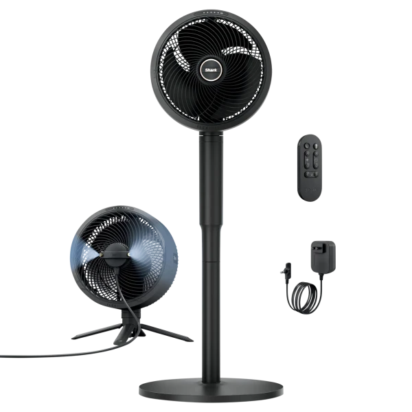 Shark FlexBreeze Fan w/Misting Attachment Black (Certified Renewed)