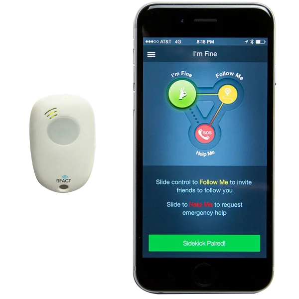 React Mobile Sidekick Personal Panic Button