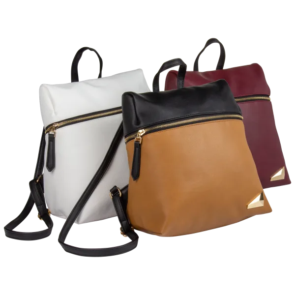 Kensie Vegan Leather Minimalist Backpack