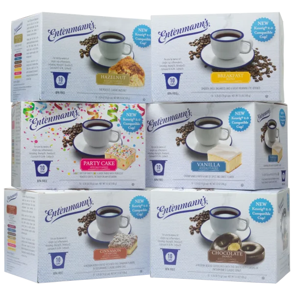 60-Count: Entenmann's Assorted Flavored Individual Coffee Cups