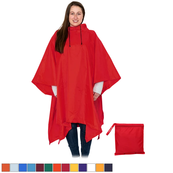 4-Pack: Slicker Seat Premium Poncho with Stadium Seat Coverage