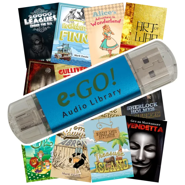 eGo 550 Audiobooks on 32GB Flash Drive