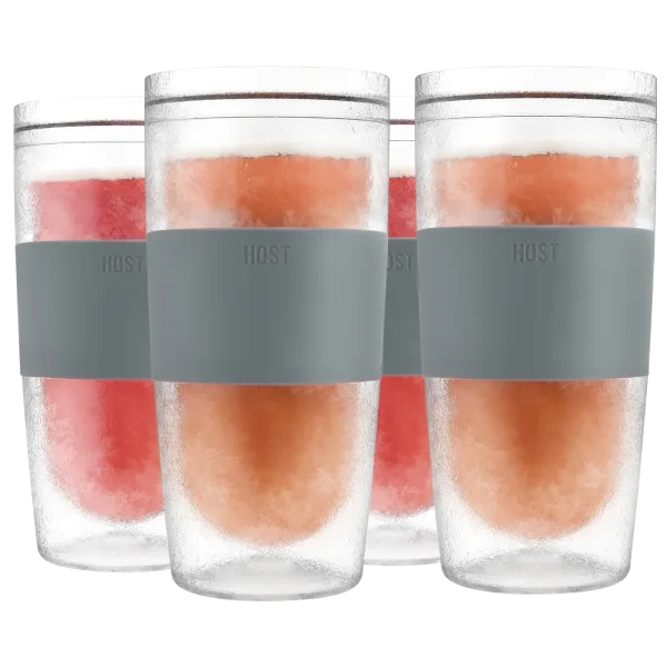 4-Pack: HOST Freeze 16oz Double-Walled Cooling Tumblers