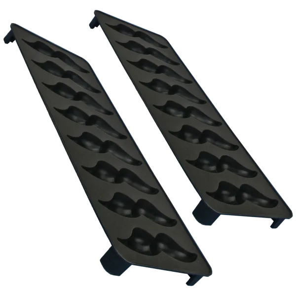 2-Pack of Mustache Ice Cube Trays