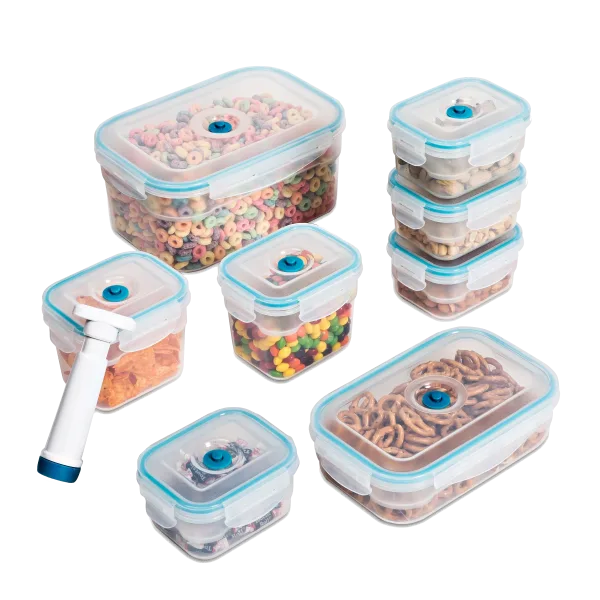 17-Piece: Honey Can Do Vacuum Seal Food Storage Set