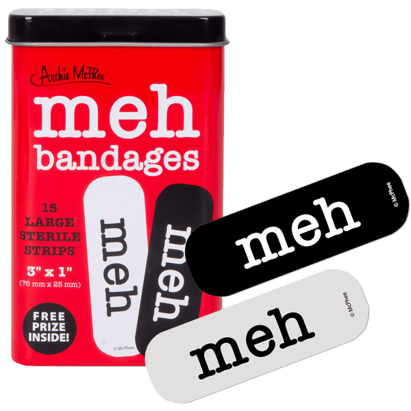 15-Pack of Meh Bandages