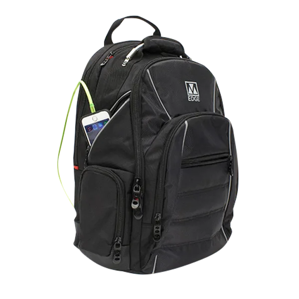 M-Edge Cargo Backpack with Removable 6000mAh Bonus Powerbank