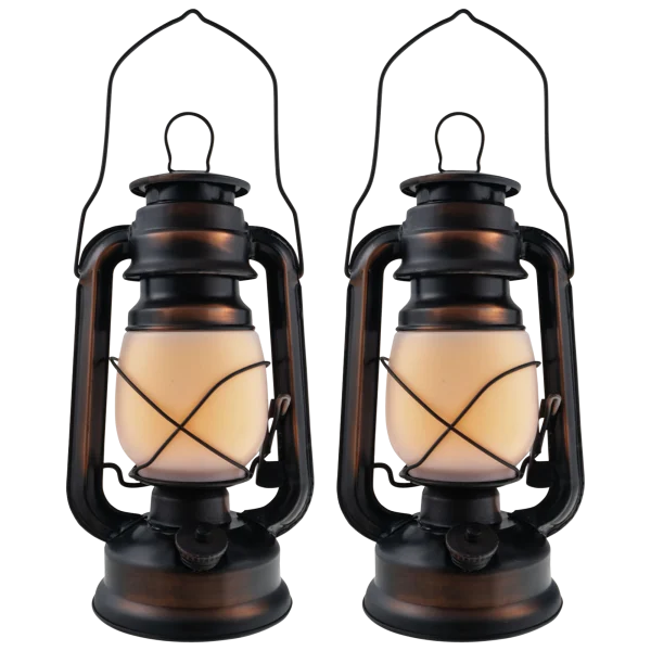 2-Pack: LitezAll Real Metal Dual Mode LED Lantern
