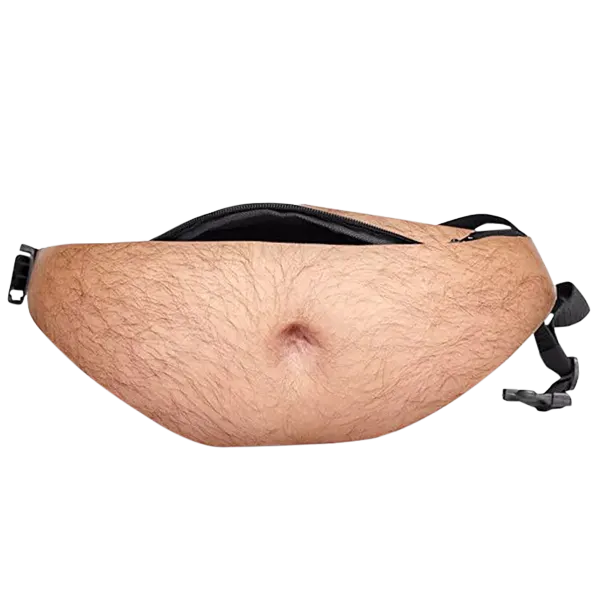 Dad Bod Hairy Belly Fanny Pack