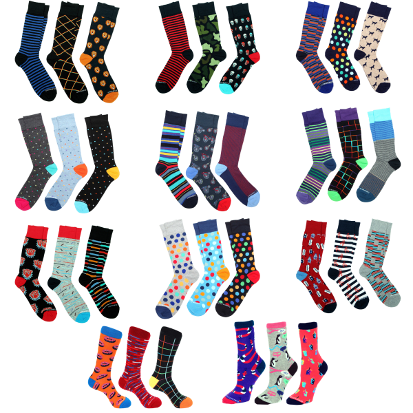 6-for-Tuesday: Pick Two 3-Packs of Unsimply Stitched Socks