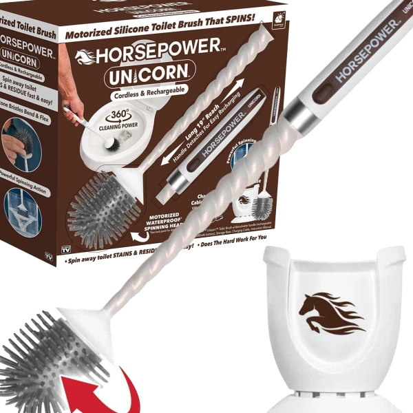 Horsepower Unicorn Toilet Spin Scrubber