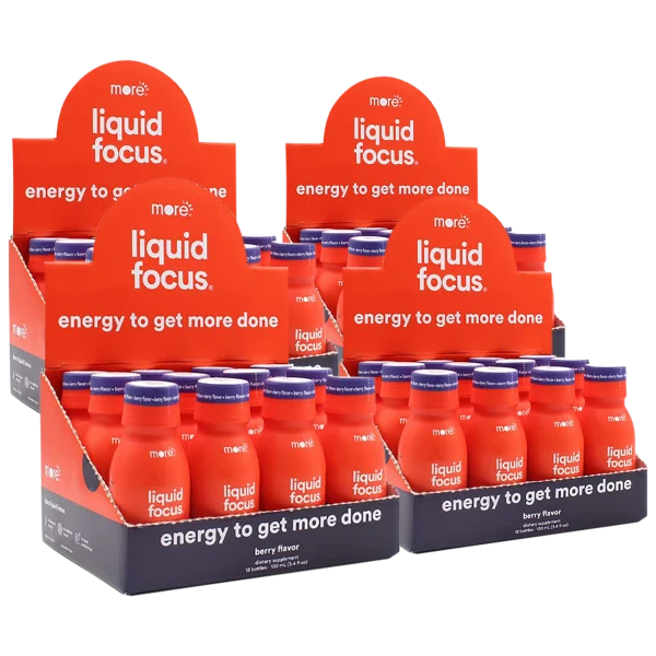48-Pack: More Labs Liquid Focus Nootropic Smart Drink