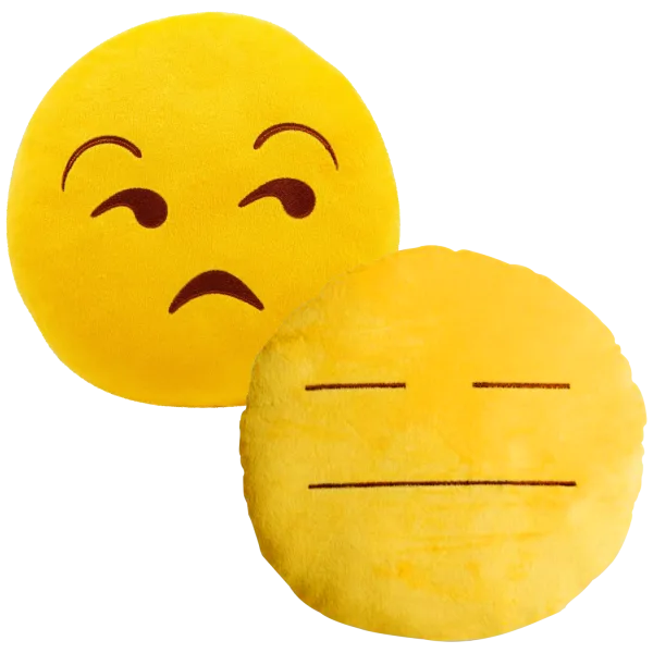 Ultra Plush 13" Emoji Pillows