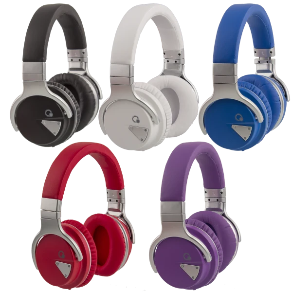 Que Bluetooth Over-Ear Noise Canceling Headphones