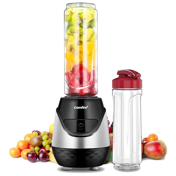 Comfee Personal Blender with Two 20oz Tritan Sports Bottles
