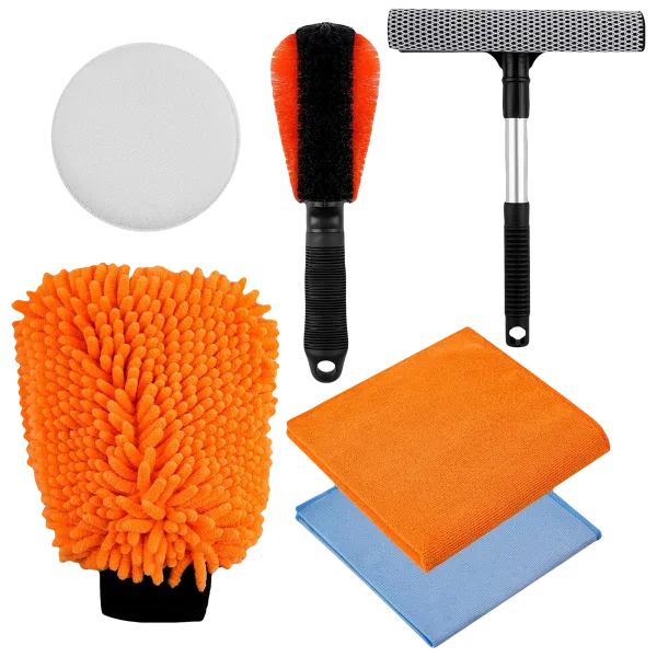 SCRUBIT 6-Piece Car Wash Kit