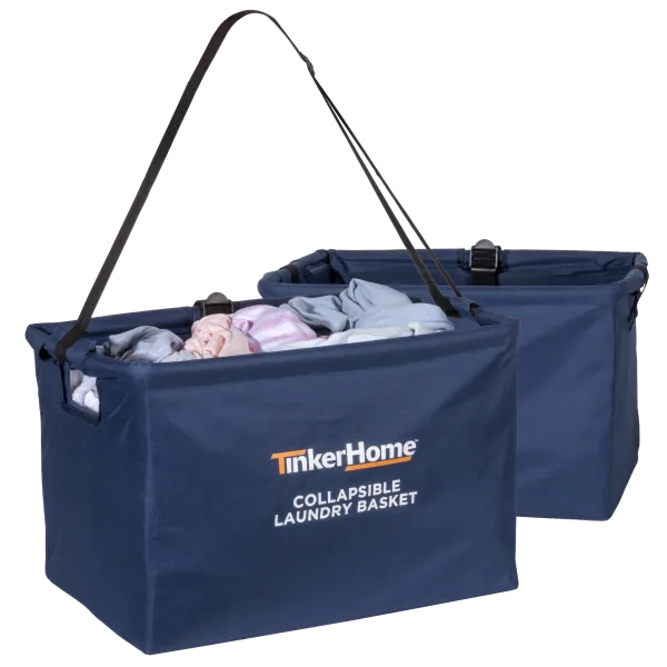 2-Pack: TinkerHome Collapsible Laundry Baskets