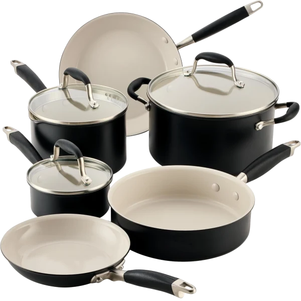 Anolon Advanced 9-Piece Ceramic Nonstick Cookware Set