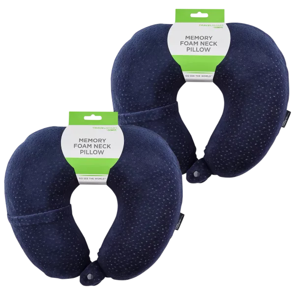 2-Pack: TravelSmart by Conair Memory Foam Neck Rest