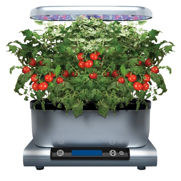 AeroGarden Harvest Premium with 6-Pod Gourmet Herbs, Platinum