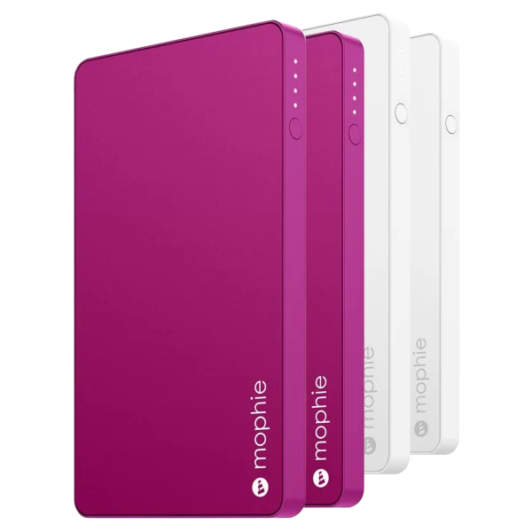 2-Pack: Mophie Powerstation Mini 3000mAh Power Banks White, Serenity Blue & Pink