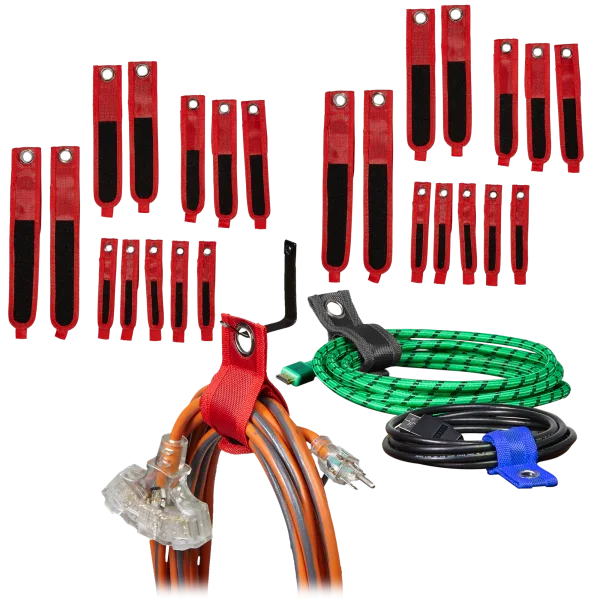 24-Pack: Bell + Howell Storage Wrap Cord Organizers