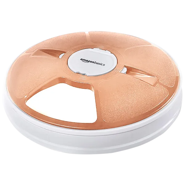 Amazon Basics Automatic Electronic Timed 6-Portion Pet Feeder