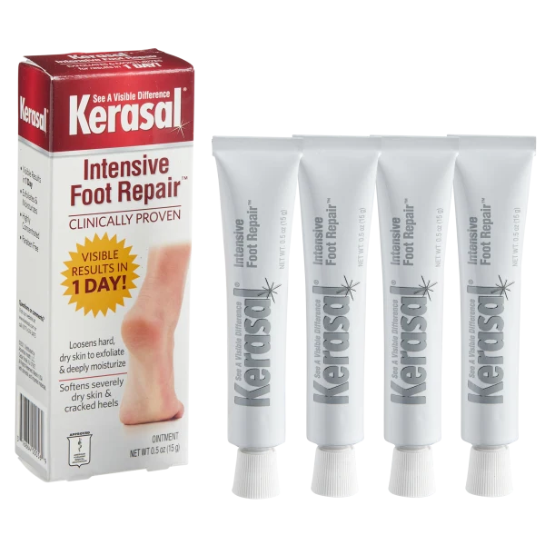 4-Pack: Kerasal Intensive Foot Repair Skin Healing Ointment