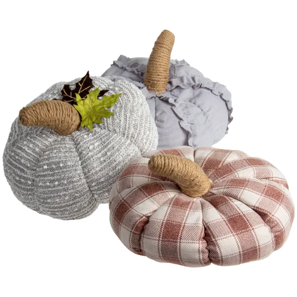 Emryn House Set Of 3 Farmhouse Pumpkins