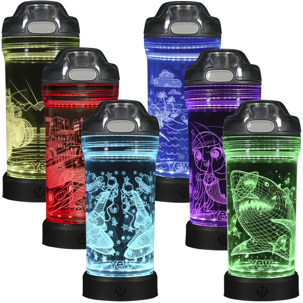 3-pack: Igloo Yew Stuff 14oz Light-Up Bottle