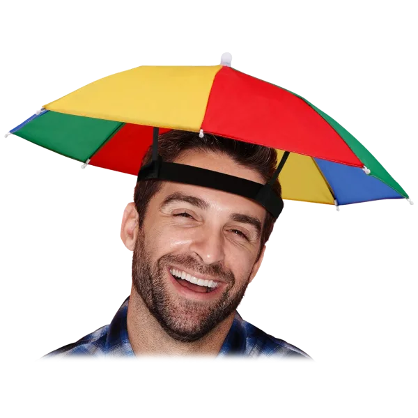Rainbow Umbrella Hat