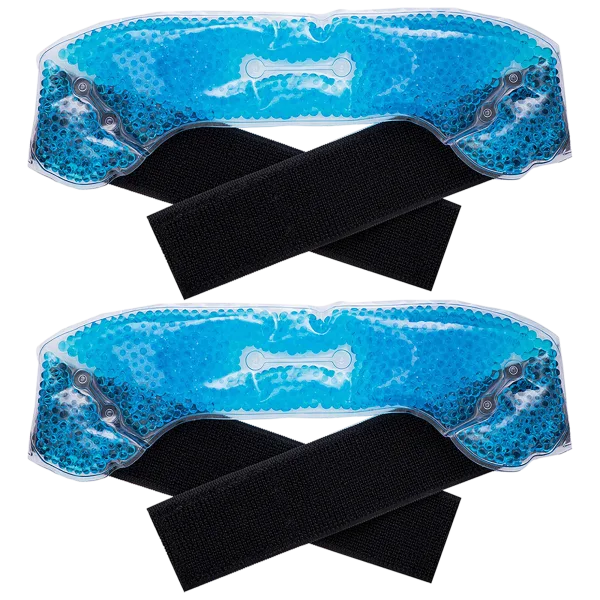 2-Pack: Extreme Fit Hot and Cold Migraine Relief Therapy Headband Wraps