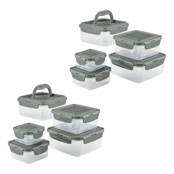 Rachael Ray 20-Piece Nestables Food Storage Square Set