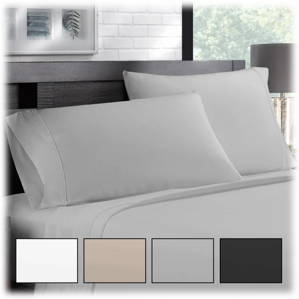 2-Pack Microfiber Sheet Sets (Twin or Full)