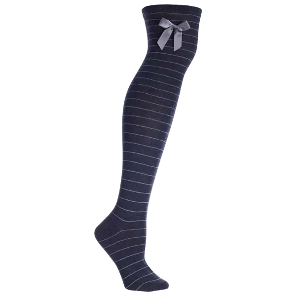 MinxNY Over the Knee Socks Featuring Bow Detailing