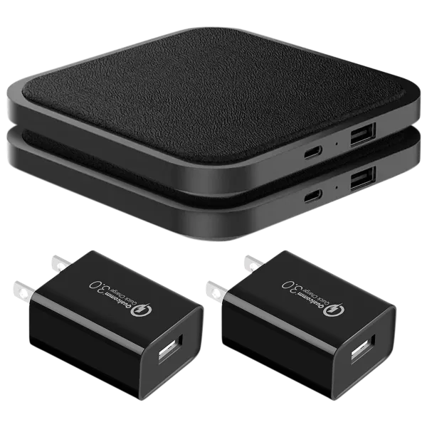 2-Pack: Loowoko 15-Watt Wireless Charging Pad