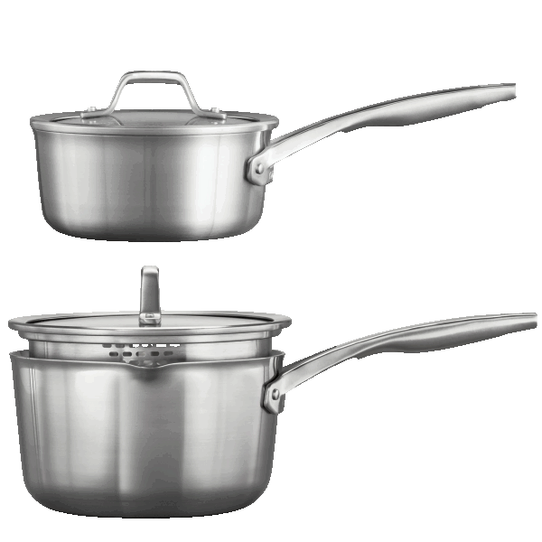 Calphalon Premier 1.5qt and/or 3.5qt Stainless Steel Sauce Pan with Lid
