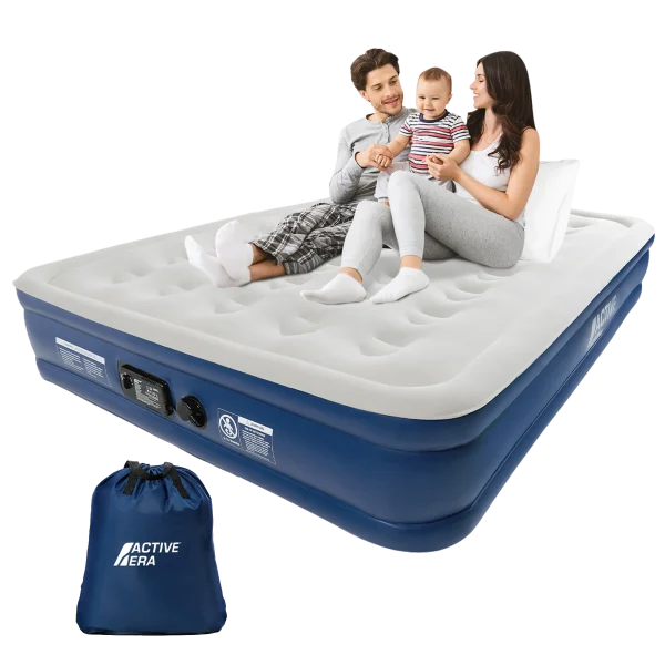 Active Era Premium 13" Air Mattress with Built-in Electric Pump (Queen)