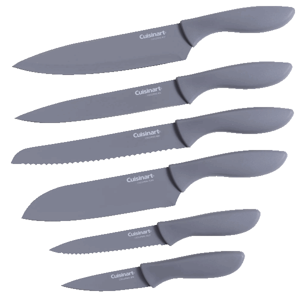 Cuisinart Advantage Color Collection 6-Piece Knife Set with Blade Guards