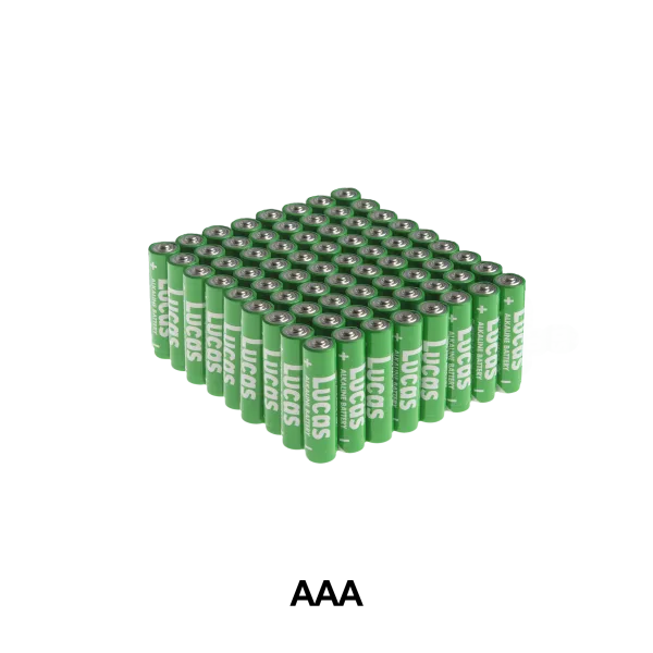 72-Pack: Lucas AAA Alkaline Batteries