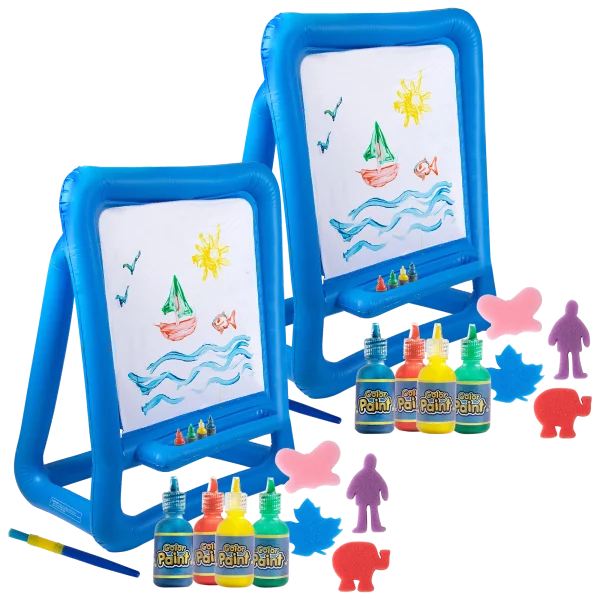 2-Pack: Plush Creations Inflatable Large Art Easel