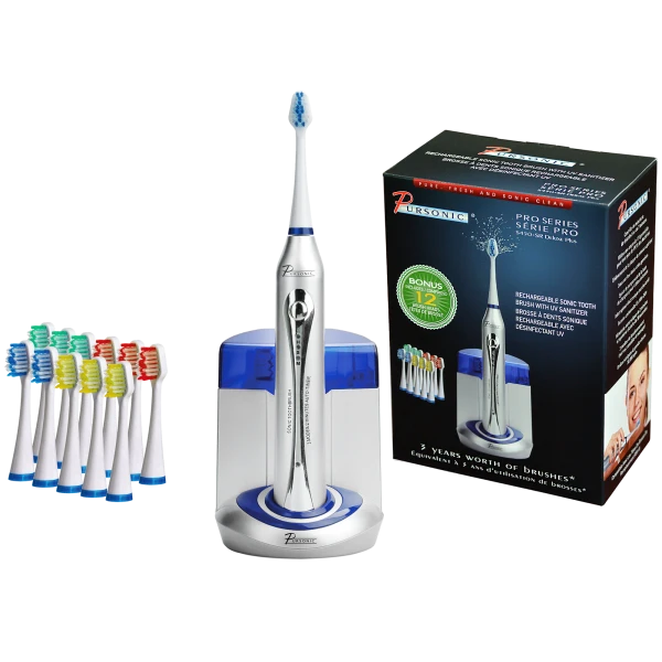 Pursonic S450 Deluxe Plus Sonic Toothbrush with UV Sanitizer