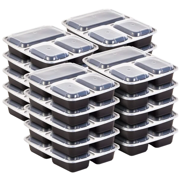 20-Pack: Dash Meal Prep Trays with Lids